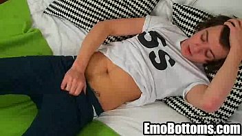 Preview 1 of Blake Aty Son Beeg Com - Alone this sexy emo twink is jerking his cock off