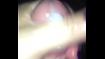 Preview 3 of Hot Milfs Handjob Cumshot - Purple nail hand cum