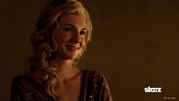 Preview 3 of Cumshot On The Phone - Viva Bianca - Spartacus: Vengeance E01 (2012)