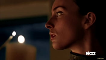 Preview 1 of Cumshot On The Phone - Viva Bianca - Spartacus: Vengeance E01 (2012)