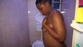Preview 1 of Mom In Work Dad Sex With Son - bathroom shower before dinner