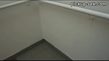 Preview 4 of Nebraska Fat - Pretty amateur redhead Czech girl fucks on stairwell for money