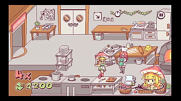 Preview 4 of Big Digi - Futanari Di Funghi [ FUTA Hentai Game ] Ep.1 giving then shemale cum as special sauce in the restaurant !