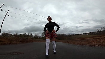 Preview 2 of Porn Ass Gay Irani - 43yo milf - school girl costume exhibitionist