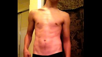 Preview 1 of A Hot Redhead Naked In - Young gay boy jacks off before shower