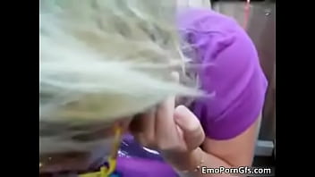 Preview 4 of Innocent Teens Loving - Horny emo slut sucking hard cock