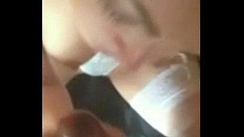 Preview 2 of Indian Housewife Sareen Seducing - blonde girl licks black shaft and blows with throat until the white gush out