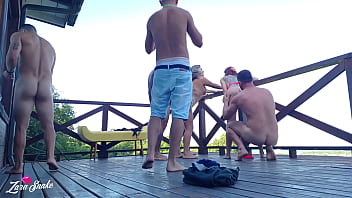 Preview 3 of Viptube - Vazou v&iacute_deo de estudantes gravando suruba no deck dos dormit&oacute_rios ***completo no red e no sheer***