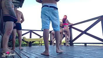 Preview 1 of Viptube - Vazou v&iacute_deo de estudantes gravando suruba no deck dos dormit&oacute_rios ***completo no red e no sheer***