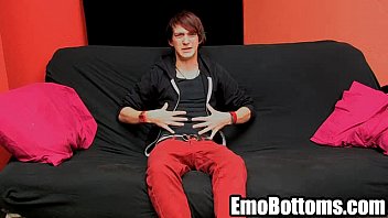 Preview 1 of Bald Fat Hd Fuck - This sexy emo twink jerks his big cock off