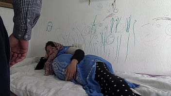 Preview 4 of Pakistan Xxisx - Pregnant Muslim girl is disturbed when her german husband fucks her
