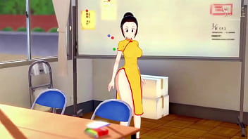 Preview 1 of Trike Patrol Amanda - Hot milf Milk Chi-chi rewards you for being a good student - Dragon Ball