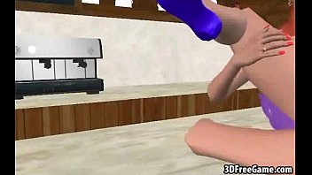 Preview 3 of Fast Night Varjing - Big cocked shemale is getting fucked by a 3D tranny