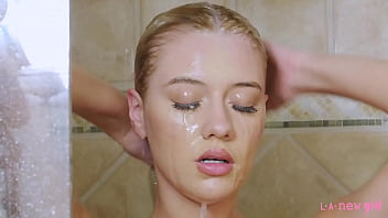 Preview 4 of Yukiko Small - Gorgeous blonde model with sexy body under shower 4K