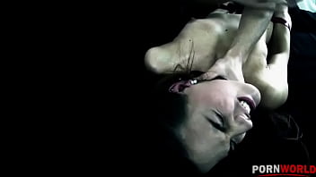 Preview 2 of Madelyn Marie Cum Shot - BDSM Master dominates leggy submissive Lyen Parker until she screams out loud GP1061
