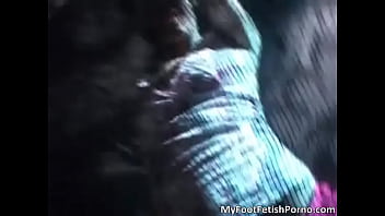Preview 1 of Inban Xxx Vbo - Nasty redhead babe gives awesome footjob