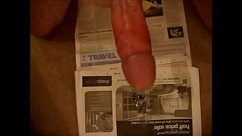 Preview 3 of Beautiful Thick Blonde Teen - Huge slow motion cumshot after wanking cock