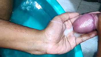 Preview 4 of Oil Massage Lesbian - Tamil Wife Hand Job cum
