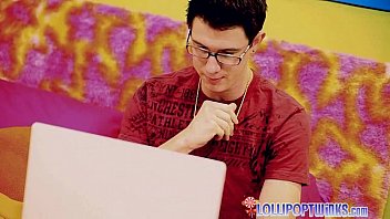 Preview 1 of Xxx Porn Wanita Kecil - Nerdy Twink Has A Wish Come True