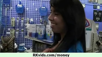 Preview 2 of Lesbiab First Time - Smooth guy pays amateur chick for sex 24