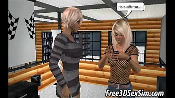Preview 3 of Femdom Goddess Feet - Devil jerry fucking two sexy 3D cartoon blondes
