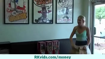 Preview 1 of Shower Stockings And Suspenders4 - For this bitch money talk 1