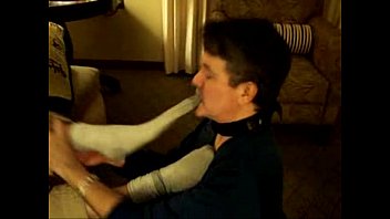 Preview 1 of Mom Slut Dress - hot gay foot worship