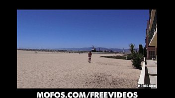 Preview 1 of Snake Sildo - Shy beach babe fucks her ex