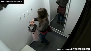 Preview 1 of Fake Driver At Home - Beautiful Czech Teen Snooped in Changing Room!