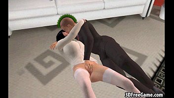 Preview 2 of Call Friends - This sexy 3D brunette babe is fucked and she gets eaten out