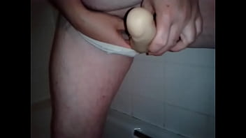 Preview 2 of Francia Lfap Ass Huge - double dong myself in bathroom