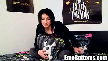 Preview 1 of Mote Phodey - This sexy brunette emo twink is jerking his cock off