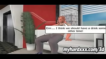 Preview 1 of Teen Cute Bbc - Foxy 3D Cartoon Blonde Honey Sucking On A Cock