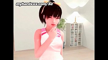 Preview 1 of Big Muscle Girl Fuck - Cute Hentai Teen Gets Pussy Banged In Kitchen