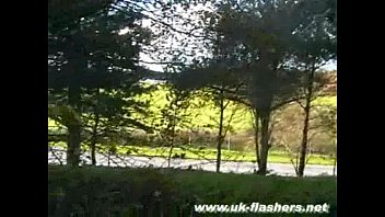 Preview 1 of Charlies A - Sexy english girlfriends public nudity and amateur flashing with cute Bryoni