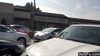 Preview 1 of Dog Garls Xxx Donkey Garls Xxx - Car Handjob While Driving