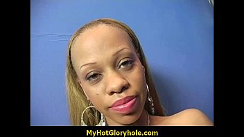 Preview 2 of Straight Video 59652 - Ebony sucks that gloryhole dick so good 8