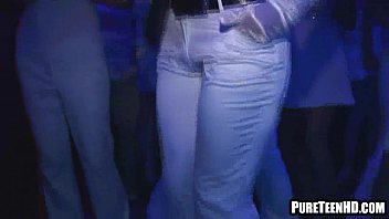 Preview 1 of Gar Hood - Five teenage hotties sucking some cock at the club
