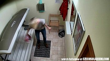 Preview 1 of Eiglie Vidoes - Pierced PUSSY Snooped in Tanning Bed