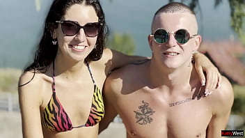 Preview 1 of Techar Boya - Met a couple at a water park and offered threesome Fucked Each Other