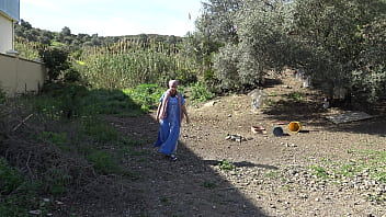 Preview 1 of Riding A Bull - A hornyTurkish muslim cuckold wife has sex in public with american soldier