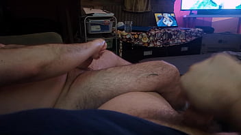 Preview 3 of Hijabi Creampie - &quot_Pulled Pork&quot_ - Hot bear Rusty Piper and sexy Mister Moustache Don K Dick jerk off their fat hairy cocks with some gay handjob action then Rusty stands up and sprays ghost cum all over Don&#039_s chest and belly and he eats it with gusto - cornf