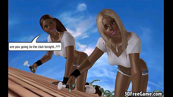 Preview 4 of Joone Tera - Here is some sexy 3D gameplay with hot big tit babes