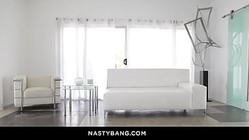 Preview 1 of Nerdygirl30 - Interracial Double Penetration Threesome