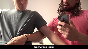 Preview 1 of Kayla Aka Super Lips - Stepson Wants to Know how It Feels to A Gay - Soncreep