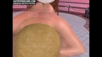 Preview 1 of Big Boos Fuck Hard - Sucking and fucking with a sexy interracila 3D threesome