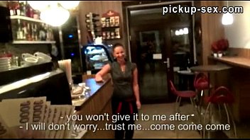 Preview 1 of Young Pregnant Rough - Amateur blonde barmaid paid to fuck in her tight asshole