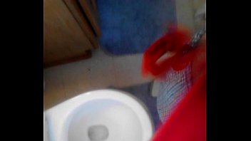 Preview 4 of India Sex Desi - Jacking off with a piss Red Bra (sis)