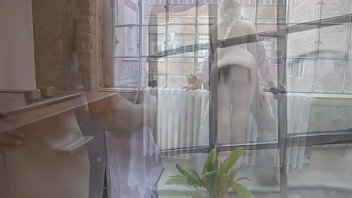 Preview 1 of Hot Girl Massage Lesbian - Horny blondie takes her lovers cock