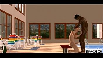 Preview 3 of Gay Extreme Big - 3d gay guy sucks black cock and gets fucked